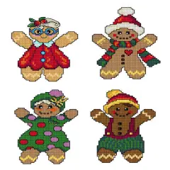 Gingerbread Counted Cross-Stitch Kit