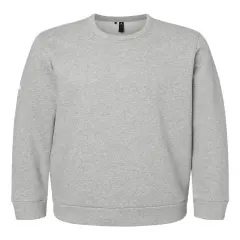 Adidas&reg; Fleece Crewneck Sweatshirt Grey heather