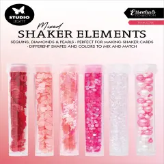 Studio Light Essential Shaker Elements 6/Pkg-Nr. 17, Pink Love