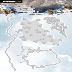 Studio Light In Loving Memory Cutting Dies-Nr. 739, Never Forget