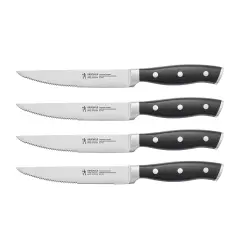 Henckels Forged Accent Set of 4 Steak Knife Set, German Engineered Informed by 100+ Years of Mastery