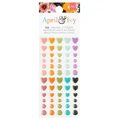 American Crafts April And Ivy Enamel Dots-60/Pkg