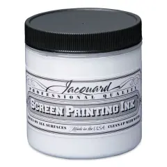 Jacquard Screen Printing Ink - Super Opaque White, 8 oz
