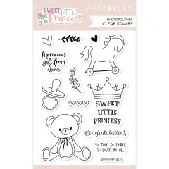 PhotoPlay Photopolymer Clear Stamps-Sweet Little Princess