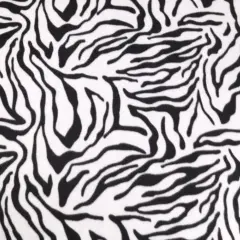 FabricLA | Fleece Fabric By The Yard | 72"X60" Inch Wide | Anti Pill Polar Fleece | Soft, Blanket, Throw, Poncho, Pillow Cover, PJ Pants, Booties, Eye Mask - Zebra - White Black (2 Yard)