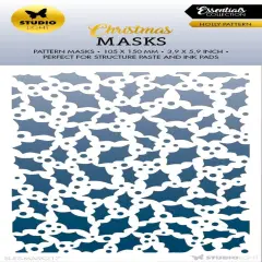 Studio Light Essentials Stencil 4.13"X5.90"-Nr. 217, Holly Pattern