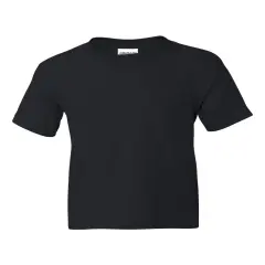 Gildan&reg; Dryblend Youth Crewneck Short Sleeve T-Shirt Black