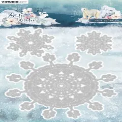 Studio Light Artic Winter Cutting Dies-Nr. 762, Snow Mandalas