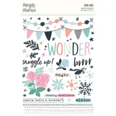 Winter Wonder Rub-Ons-6"X8"