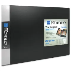 Itoya Original Art Profolio - 11" x 14", Black, Landscape, 24 Pages