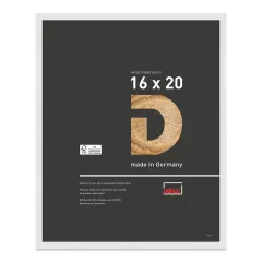 Deha Design Fontana Wood Frame - White, 16" x 20"