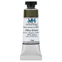 Michael Harding Artists Watercolor - Olive Green, 15 ml