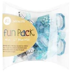 CousinDIY Fun Pack Bead Mix-Light Blue Mix