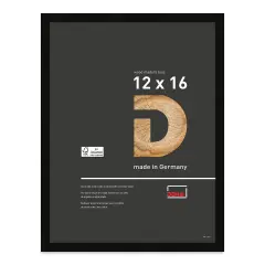 Deha Design Fontana Wood Frame - Black, 12" x 16"