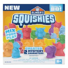 Elmer's Squishies Kit - Mystery Character, Pkg of 2