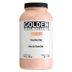 Golden Fluid Acrylic - Titan Mars Pale, 32 oz bottle