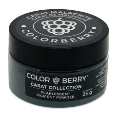 Colorberry Carat Collection Dry Resin Pigment - Malachite, 25 g, Jar
