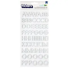 Pebbles Cool Boy Thickers Stickers 143/Pkg-Alpha
