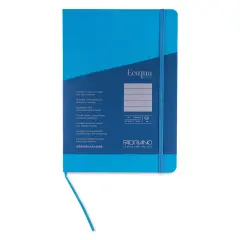 Fabriano EcoQua Plus Stitch-Bound Notebook - Turquoise, 5-4/5" x 8-1/4", Lined
