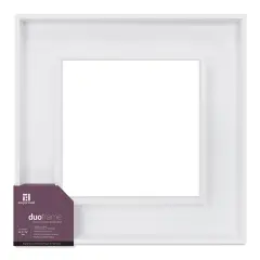Ampersand DuoFrame - White, 12" x 12"