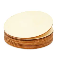 12 Pack 6 Inch Unfinished Wood Circles for Crafts, Engraving, Round Wooden Discs
