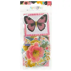 American Crafts April And Ivy Ephemera Die-Cuts 66/Pkg-Icons, Gold Foil