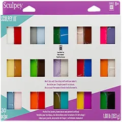Sculpey III Oven-Bake Clay 1oz 30/Pkg-Assorted Colors