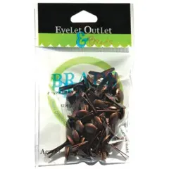 Eyelet Outlet Round Brads 8mm 40/Pkg