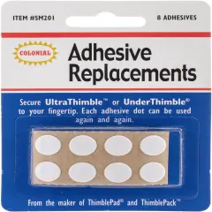 Colonial UnderThimble Adhesive Replacements-8/Pkg