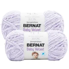 (Pack of 2) Bernat Baby Velvet Big Ball Yarn-Lilac Blooms