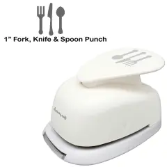 Dress My Craft Paper Punch-1" Fork, Knife & Spoon