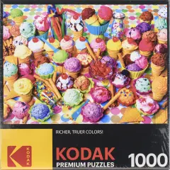 Kodak Premium Jigsaw Puzzle 1000 Pieces 20"X27"-Variety Of Colorful Ice Cream
