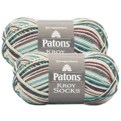 (Pack of 2) Patons Kroy Socks Yarn-Northern Lights