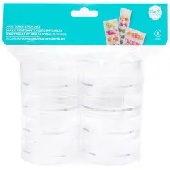 We R Storage Screw Stack Storage Jars 8/Pkg-Large