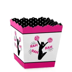 Big Dot of Happiness We've Got Spirit - Cheerleading - Party Mini Favor Boxes - Birthday Party or Cheerleader Party Treat Candy Boxes - Set of 12