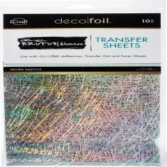 Brutus Monroe Deco Foil Transfer Sheets 6"X12" 10/Pkg