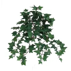 13" Mini Green English Ivy Bush - 176 Lifelike Silk Leaves, Perfect for Home, Office & Garden D&eacute;cor - Year-Round Accent, Floral Home by Artificial Flowers