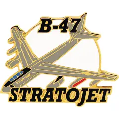 B-47 Stratojet Airplane Pin 1 1/2"