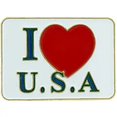 I Love the U.S.A. Pin