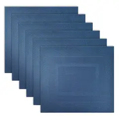 DII Nautical Blue Pvc Doubleframe Placemat (Set of 6)