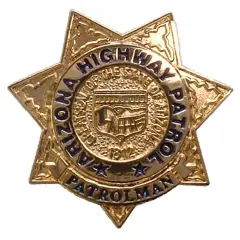 Arizona Highway Patrol Badge Pin 1"