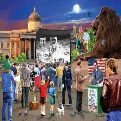 Sunsout Moon Landing 1969 1000 pc Jigsaw Puzzle 13327