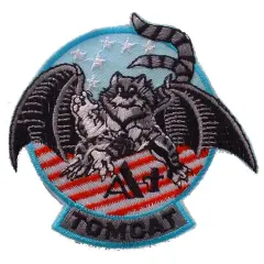 U.S. Navy F-14 Tomcat A+ Patch Blue & Gray 3"
