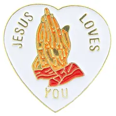 Jesus Loves You Pin 1"