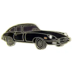 Jaguar XKE Pin Black 1"