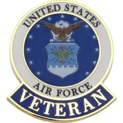 U.S. Air Force Veteran Pin 1"