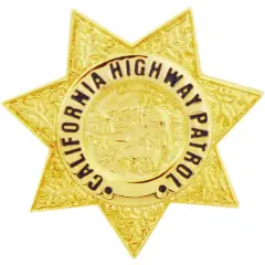 California Highway Patrol Badge Pin 1"