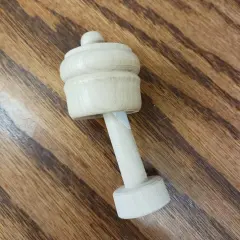 Salewsky Jurgen Small Butter Mold with Plunger - German Made Hardwood to Make Your Own Butter Pats