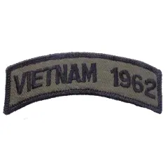 Vietnam 1962 Patch Green 3 1/2"