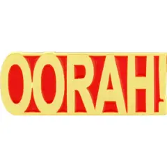 EagleEmblems P12192 Pin-USMC,Oorah (1.125'')